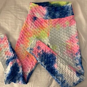Butt scrunch, multicolor leggings